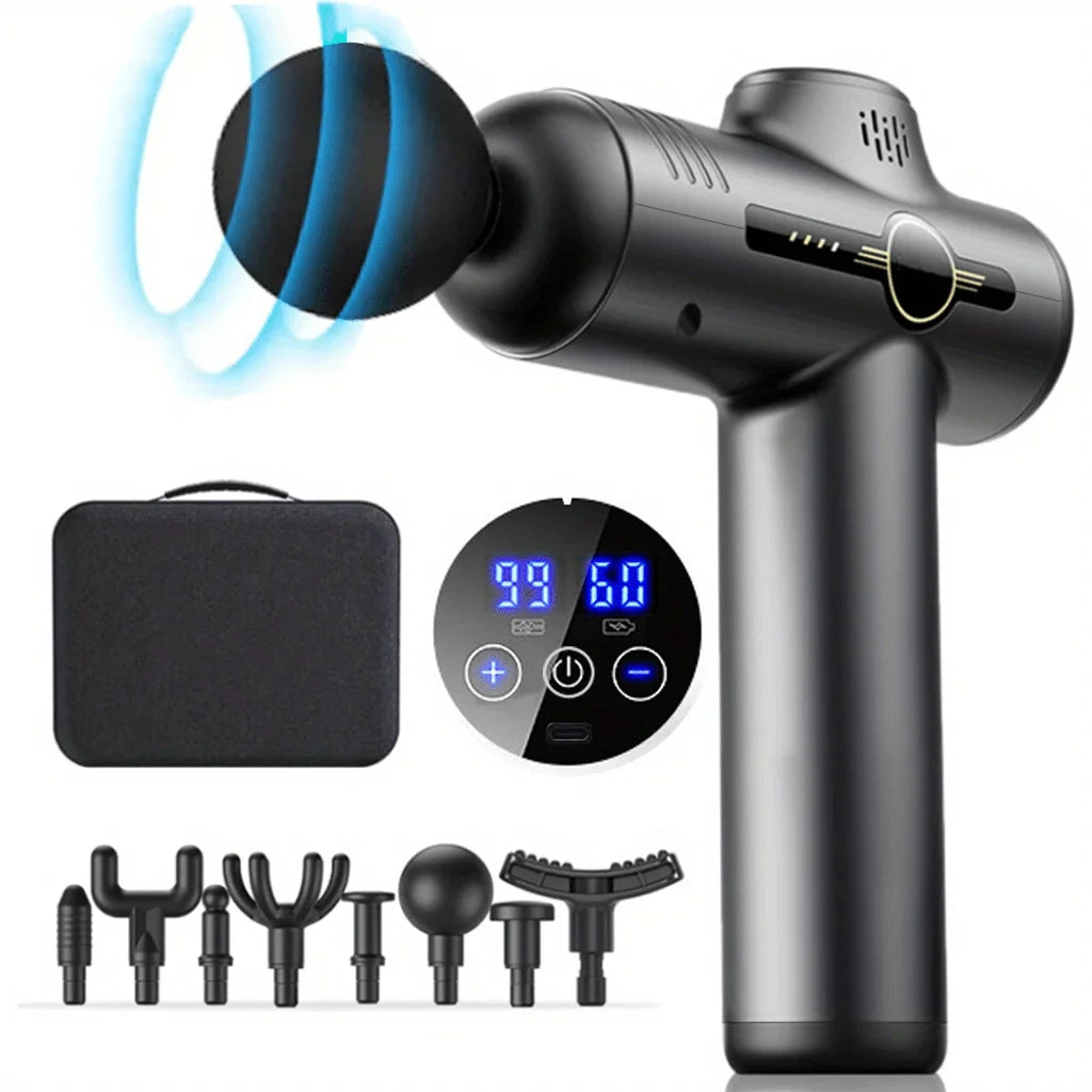 PULSEVA™ | Pistolet de Massage – Récupération Musculaire Profonde