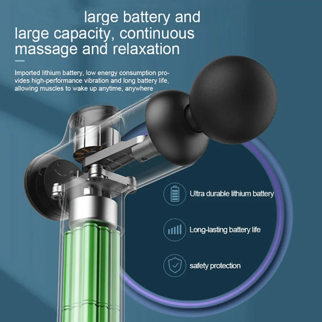 PULSEVA™ | Pistolet de Massage – Récupération Musculaire Profonde