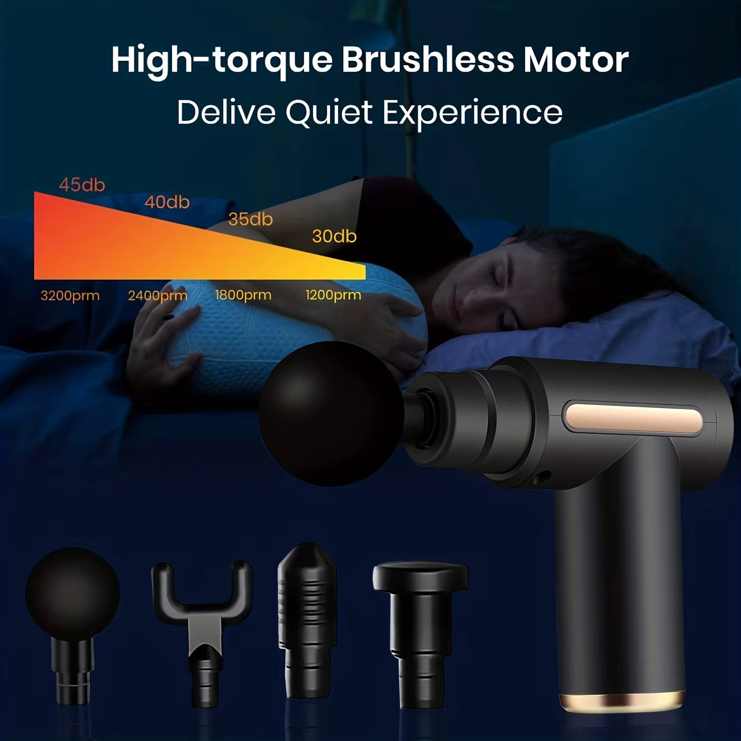 PULSEVA™ | Pistolet de Massage – Récupération Musculaire Profonde