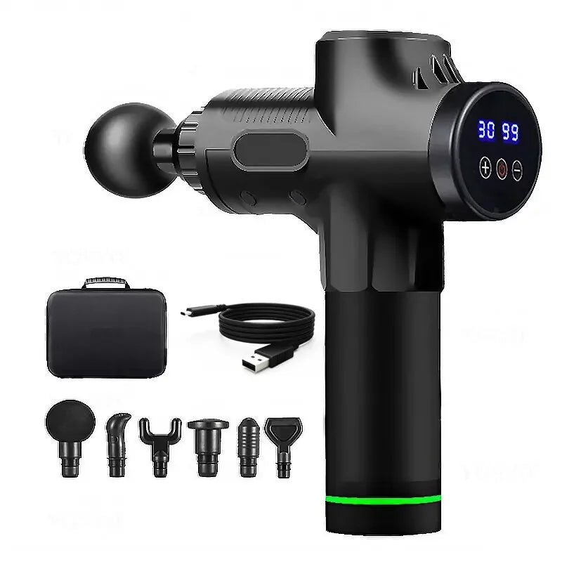 PULSEVA™ | Pistolet de Massage – Récupération Musculaire Profonde