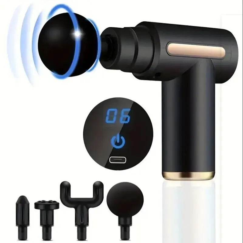 PULSEVA™ | Pistolet de Massage – Récupération Musculaire Profonde